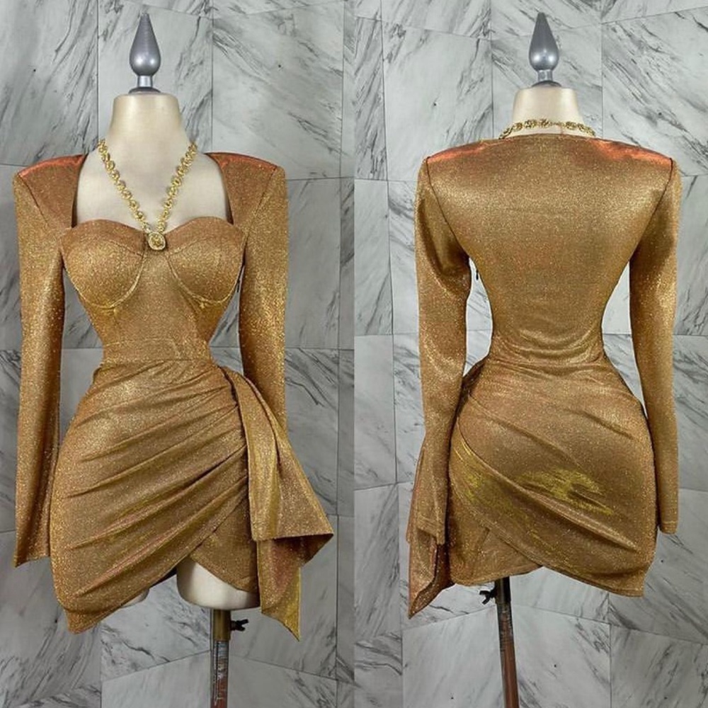 Glitter Gold dress médium